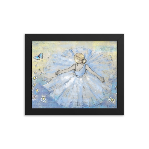 Framed Art Print (Ballerina Butterfly)