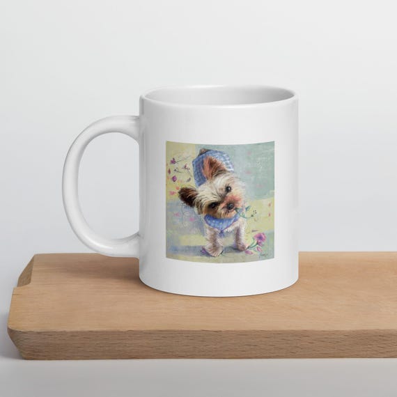 Yorkie Art mug