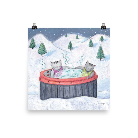 Art Print (Relaxing Cats)