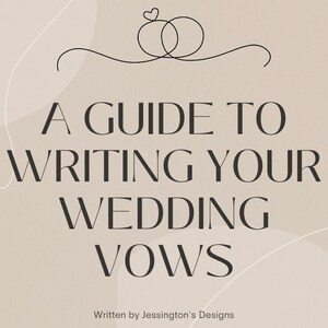 Writing Vows Guide