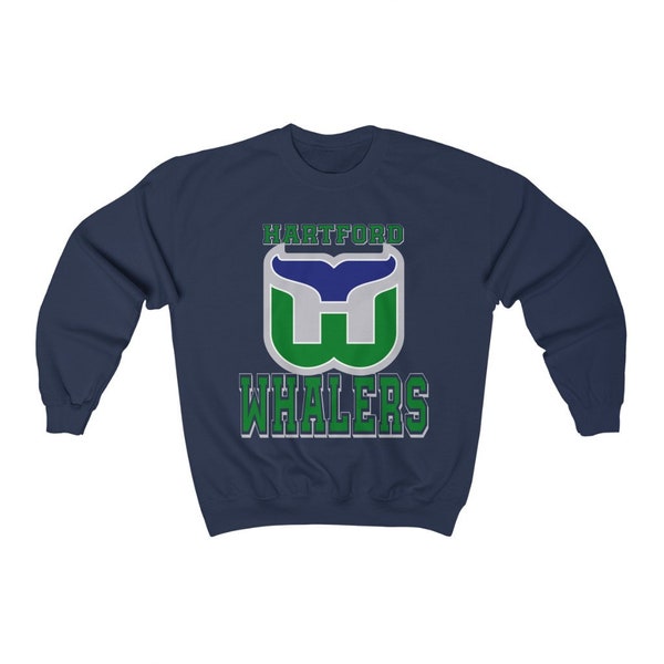 Hartford Whalers Classic Throwback Retro Sweatshirt