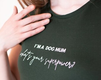 T-Shirt Hundemama Hundebesitzer Hund Damen Geschenkidee