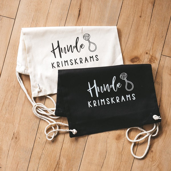 Turnbeutel Hund Hundebesitzer Hunde-Krimskrams | Tasche Beutel Rucksack Hund Geschenk