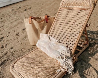 Luxe Rattan Beach Chair