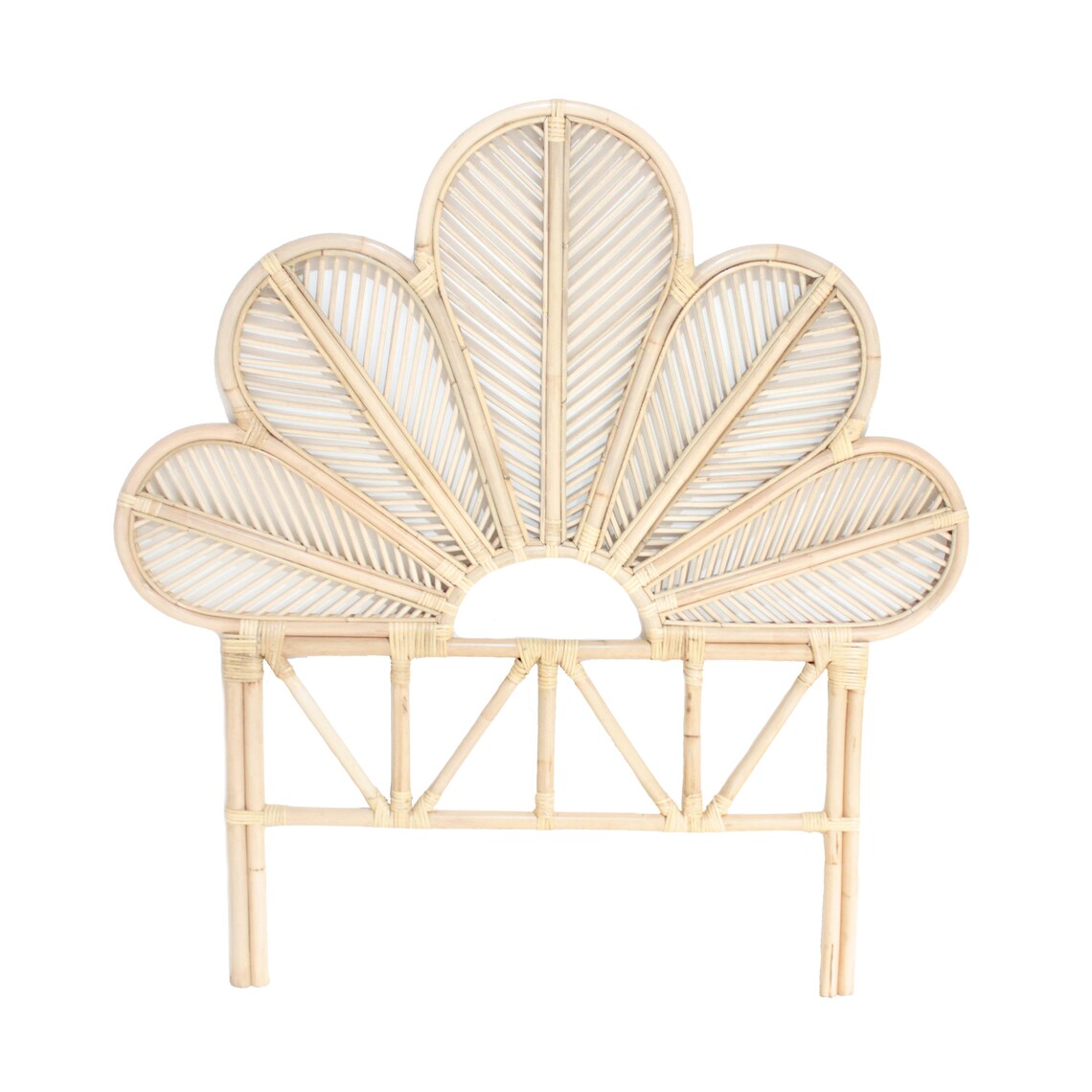 Rattan Petal Headboard Etsy