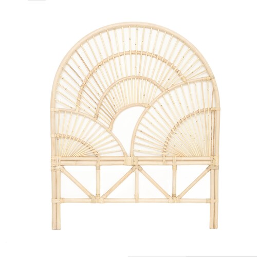Sunrise Twin Rattan Headboard Etsy