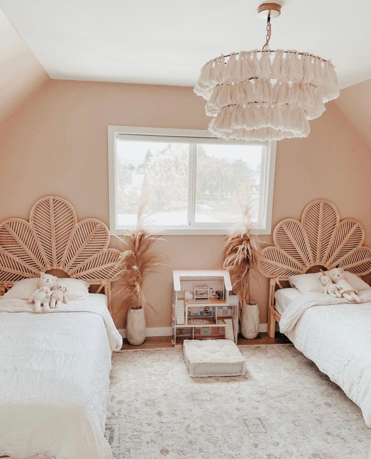 Rattan Petal Headboard Etsy Ireland