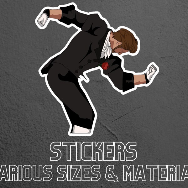 FFXIV Final Fantasy Inspired Gentleman Detective Hildibrand Stickers - Available in Matte or Glossy finish
