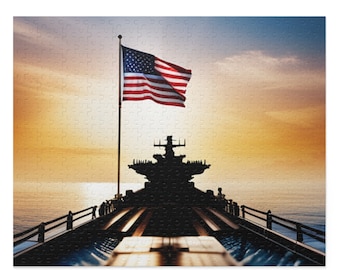 Amerikanische Flagge Puzzle, Vaterländisches Geschenk