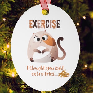 Funny Christmas Ornament, Sarcastic Gift for Food Lovers, Funny Xmas Gift For White Elephant Gift, Funny Friend Gift, Foodie Gifts, Gag Gift