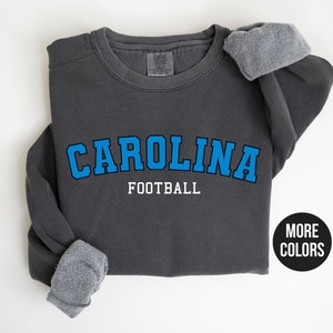 Carolina Football Sweatshirt, Vintage Carolina Gift For Women / Men, Carolina Crewneck Sweatshirt, Football Fan Apparel, Game Day Sweatshirt