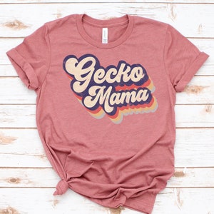 Gecko Mama Shirt / Tank Top / Hoodie, Gecko Mom Gift, Gecko Whisperer Tee, Gecko Vintage Tshirt, Gecko Lover T-shirt, Gecko Dad Shirts