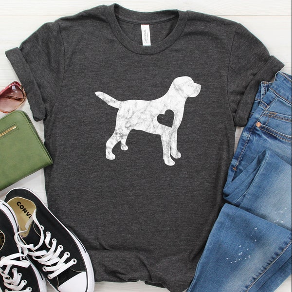 Labrador Retriever Shirt / Tank Top / Hoodie, Labrador Gift For Women, Labrador Owner Vintage Tshirt, Labrador Mom Tee, Lab Lover T-shirt