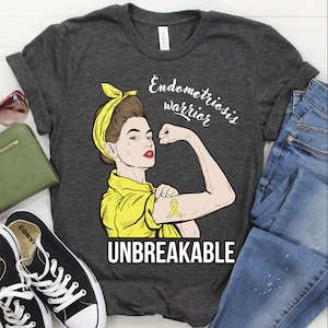 Endometriosis Awareness Shirt / Tank Top / Hoodie, Endo Warrior Tshirt, Support Shirts, Endometriosis T-shirt, Endo Fighter Tee, Fight Gift