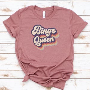 Bingo Queen Shirt / Sweatshirt / Hoodie, Lucky Bingo Player T-Shirt, Bingo Game TShirt, Bingo Gift, Bingo Lover Tee, Elderly Gifts, Game Day