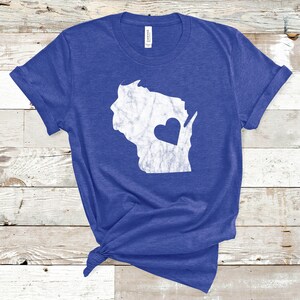 Wisconsin Shirt, Wisconsin State Shirt, Wisconsin Home Tee, Wisconsin Karte TShirt, Wisconsin Travel, Wisconsin Liebhaber Geschenk, Wisconsin Trip