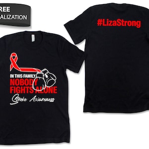 Custom Stroke Awareness Shirt / Tank Top / Hoodie / Sweatshirt, Personalized Stroke Tshirt, Stroke Support Squad Tee, Custom Name Team Gift