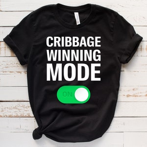 Camicia Cribbage / Canotta / Felpa con cappuccio, Divertente maglietta da gioco di carte Cribbage, Regalo Cribbage, Amante di Cribbage, T-shirt giocatore Lucky Cribbage, Maglietta da presepe
