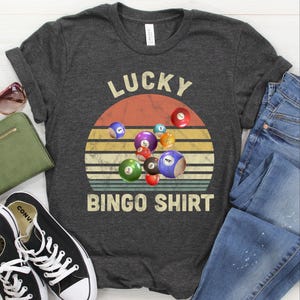 Bingo Shirt / Sweatshirt / Hoodie, Lucky Bingo Player T-Shirt, Funny Bingo Game TShirt, Bingo Gift, Bingo Lover Tee, Elderly Gifts, Game Day
