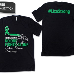 Custom Celiac Disease Awareness Shirt / Tank Top / Hoodie, Personalized Celiac Disease Tshirt, Support Squad Tee, Custom Name Team Gift