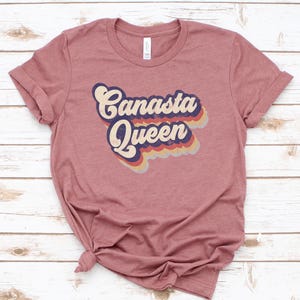 Canasta Queen Shirt / Sweatshirt / Hoodie, Glücks Canasta Geschenk für Frauen, Kartenspiel T-Shirt, Kartenspieler Tshirt, Turnier Tee, Spieleabend