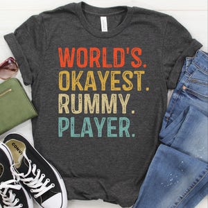 Camisa Rummy / Moletom / Moletom com capuz, Presente Gin Rummy, Camiseta de jogo de cartas, Presente para jogadores de Rummy, Camiseta amante de Rummy, Camiseta Lucky Rummy, Torneio