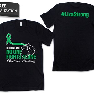 Custom Glaucoma Awareness Shirt / Tank Top / Hoodie / Sweatshirt, Personalized Glaucoma Tshirt, Support Squad Tee, Custom Name Team Gift