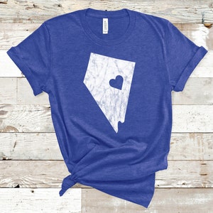 Nevada Shirt, Nevada State Shirt, Nevada Home Tee, Nevada Kaart TShirt, Nevada Travel Shirt, Nevada Lover Gift, Nevada Trip Sweatshirt