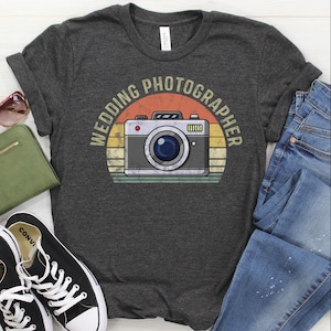Wedding Photographer Shirt / Tank / Hoodie, Photography Shirt, Videographer TShirt, Photographer Gift, Camera Lover Tee, Cameraman T-Shirt