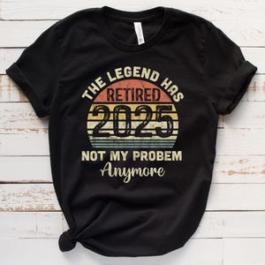 Ruhestand Shirt / Sweatshirt / Hoodie, Ruhestand 2025 Shirt, lustiges Ruhestand Geschenk für Männer / Frauen, Ruhestand Party Tshirt, Ruhestand Est Tee