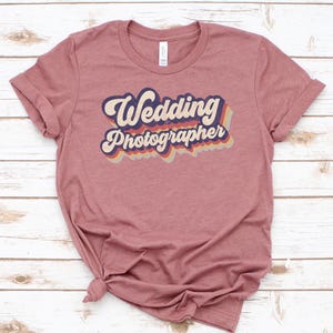 Wedding Photographer Shirt / Hoodie, Photography Shirt, Videographer TShirt, Vintage Photographer Gift, Camera Lover Tee, Cameraman Tank Top