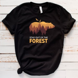 Bleib raus aus dem Wald Shirt / Tank Top / Sweatshirt, Murderino Tshirt, SSDGM Shirts, mein Lieblings Murder Geschenk, True Crime Tee, MFM T-shirt