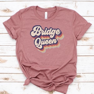 Maglietta / Felpa / Felpa con cappuccio da bridge, Maglietta divertente da gioco di carte da bridge, Regalo da bridge, Amante del bridge, Maglietta da giocatore di bridge fortunato, Maglietta da regina del bridge