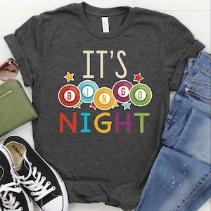 Bingo Shirt / Sweatshirt / Hoodie, Bingo Night, Lucky Bingo Player T-Shirt, Bingo Game TShirt, Bingo Gift, Bingo Lover Tee, Elderly Gifts