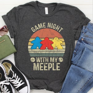 Board Game Shirt / Tank / Hoodie, Meeple Shirt, Table Game Funny TShirt, Board Games Gift, Role Playing Shirt, Gamer T-Shirt, Game Night Tee