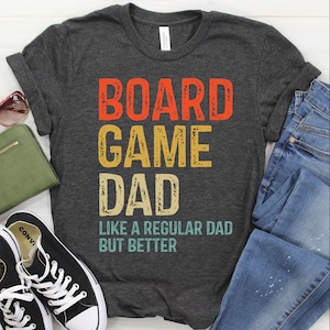 Gioco da tavolo papà camicia / serbatoio / felpa con cappuccio, camicia Meeple, gioco da tavolo divertente TShirt, regalo di gioco da tavolo, gioco di ruolo, t-shirt giocatore, Game Night Tee