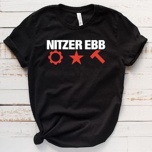 Nitzer Ebb Shirt, Nitzer Ebb Band T Shirt, Industrial Music Lover Gift For Her Him, EBM Shirt, EBM Music Fan  Tshirt, Music Lover Sweatshirt