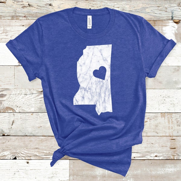 Mississippi Shirt, Mississippi State Shirt, Mississippi Home Tee, Mississippi Map TShirt, Mississippi Travel Shirt, Mississippi Gift