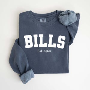 Sweat-shirt de football Buffalo, sweat-shirt ras du cou Buffalo, fan de football, cadeau Buffalo vintage rétro pour femme/homme, sweat-shirt Game Day,