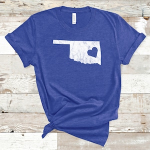 Oklahoma Shirt, Oklahoma State Shirt, Oklahoma Home Tee, Oklahoma Karte TShirt, Oklahoma Travel Shirt, Oklahoma Liebhaber Geschenk, Reise Sweatshirt