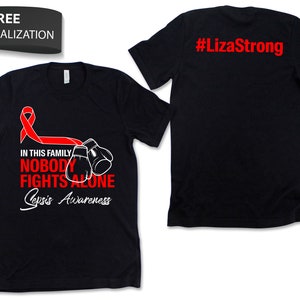 Custom Sepsis Awareness Shirt / Tank Top / Hoodie / Sweatshirt, Personalized Sepsis Tshirt, Sepsis Support Squad Tee, Custom Name Team Gift