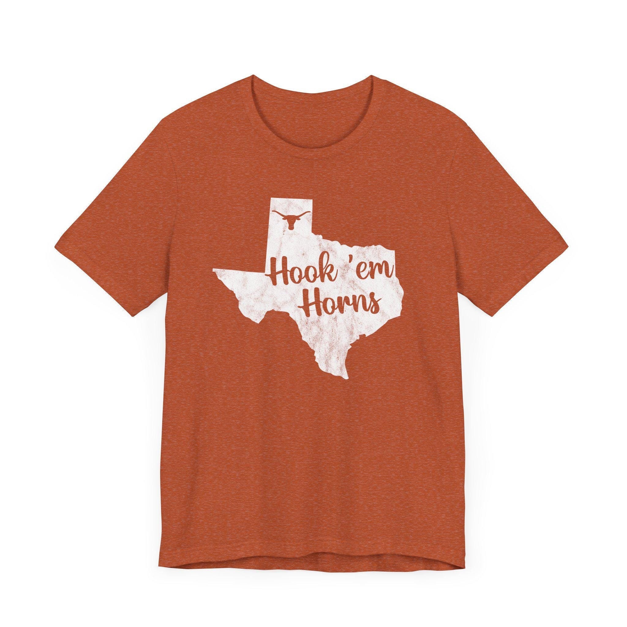 Texas Hook 'Em Horns Shirt / Sweatshirt / Hoodie, Texas Longhorns Shirt, Football Fan TShirt, College Team Game Day Gift For Women or Men
