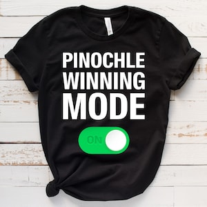 Camicia Pinochle / Canotta / Felpa con cappuccio, Regalo Pinochle, T-shirt da gioco di carte, Regalo per giocatori di carte, Maglietta amante di Pinochle, Maglietta Pinochle fortunato per lei/lui