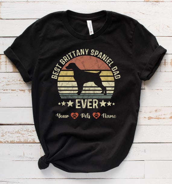 Chemise épagneul breton sweat sweat à capuche, t-shirt