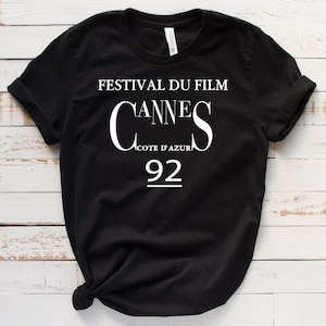 Cannes Festival Du Film 1992 Shirt, Movie Fan Gift For Men Women Cinephile T Shirt, Cinema Lover Gift For Him Her, Movie Director TShirt