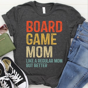 Board Game Mom Shirt / Tank / Hoodie, Meeple Shirt, Table Game Funny TShirt, Board Games Gift, Role Playing, Gamer T-Shirt, Game Night Tee