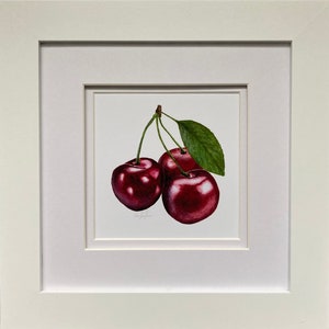 Watercolor Fruit Framed Print