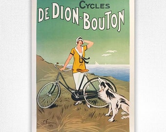Cycles de Dion-Bouton – Felix Fournery – 1925 poster - A4, A3, A2, A1 & 50x70