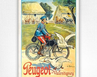 Art Nouveau Poster - Vintage Car Poster - Illustration