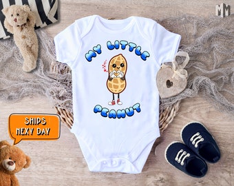 My Little Peanut Baby Bodysuit, Nutty Fun Baby Clothes For Chefs,  Daddy's Little Peanut, Dietitians Baby Shower Gift